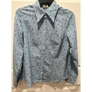 NWT Levi's Women's Jasper‎ Blouse Blue size XS